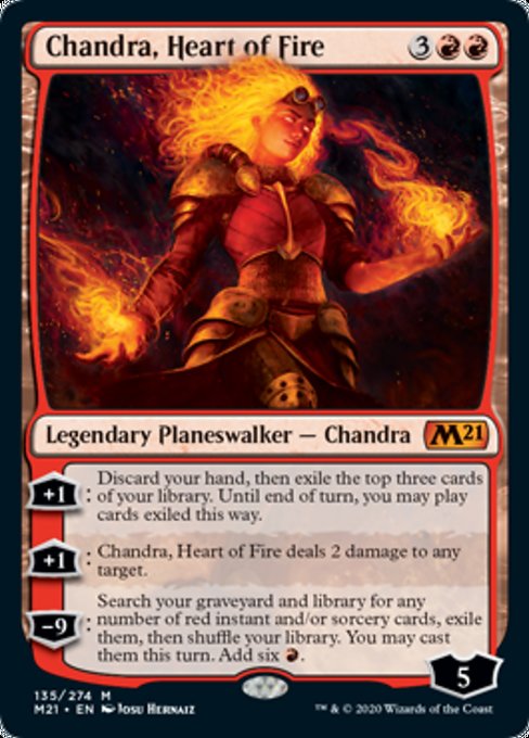 Chandra, Heart of Fire [Core Set 2021] | Rook's Games and More