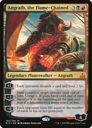 Angrath, the Flame-Chained [Rivals of Ixalan] | Rook's Games and More