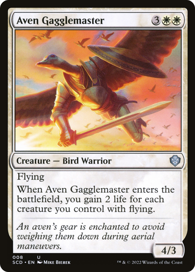 Aven Gagglemaster [Starter Commander Decks] | Rook's Games and More