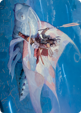 Sky-Blessed Samurai Art Card [Kamigawa: Neon Dynasty Art Series] | Rook's Games and More