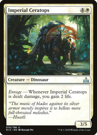 Imperial Ceratops [Rivals of Ixalan] | Rook's Games and More