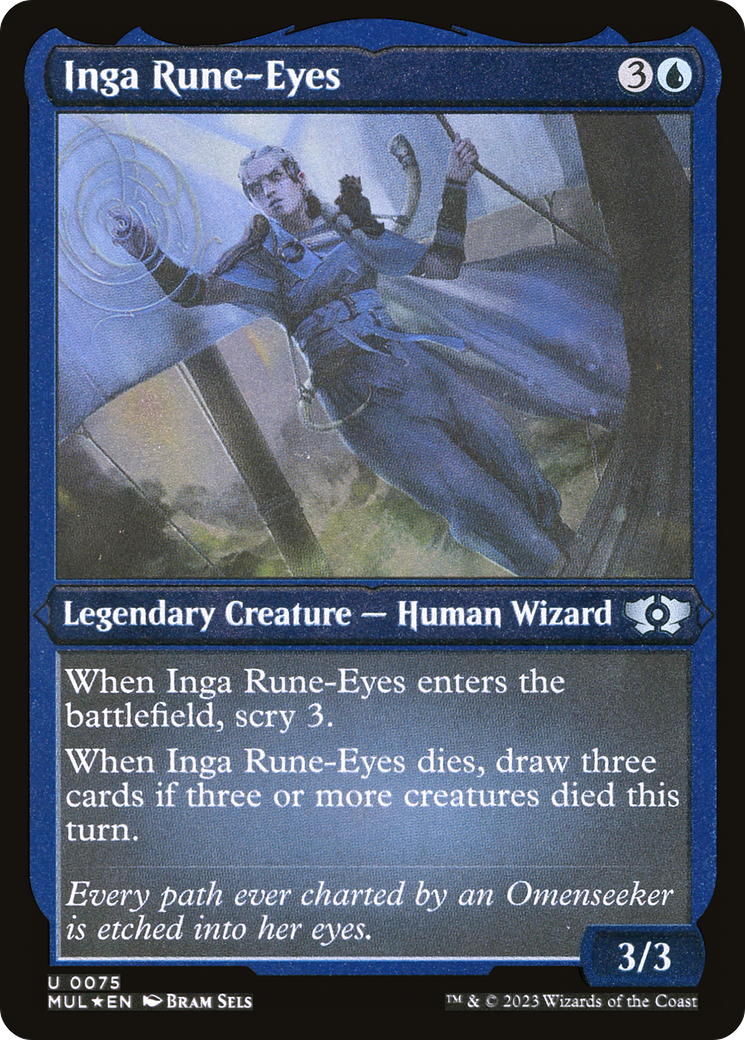 Inga Rune-Eyes (Foil Etched) [Multiverse Legends] | Rook's Games and More