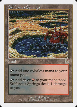 Sulfurous Springs [Deckmasters] | Rook's Games and More