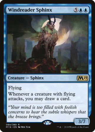 Windreader Sphinx [Core Set 2019] | Rook's Games and More