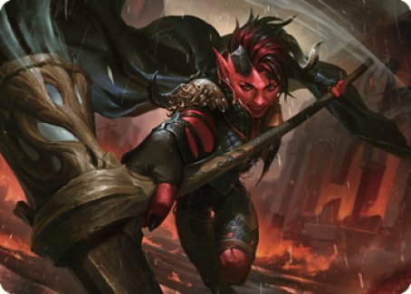 Karlach, Fury of Avernus Art Card (34) [Commander Legends: Battle for Baldur's Gate Art Series] | Rook's Games and More