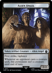 Alien Angel // Cyberman Double-Sided Token [Doctor Who Tokens] | Rook's Games and More