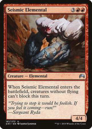 Seismic Elemental [Magic Origins] | Rook's Games and More