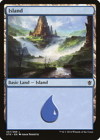 Island (257) [Khans of Tarkir] | Rook's Games and More