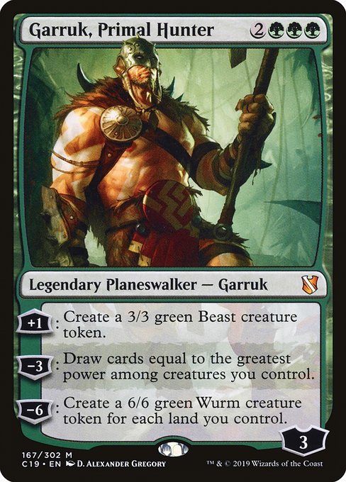 Garruk, Primal Hunter [Commander 2019] | Rook's Games and More