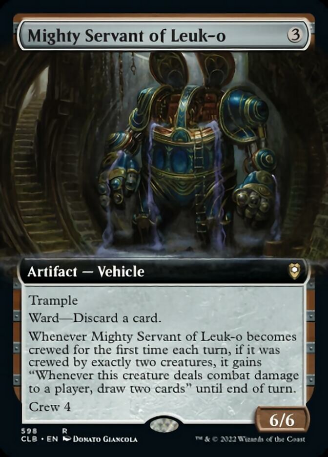 Mighty Servant of Leuk-o (Extended Art) [Commander Legends: Battle for Baldur's Gate] | Rook's Games and More