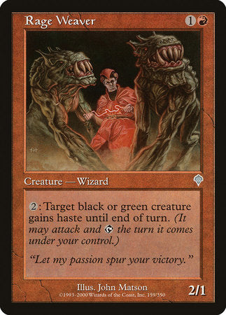 Rage Weaver [Invasion] | Rook's Games and More