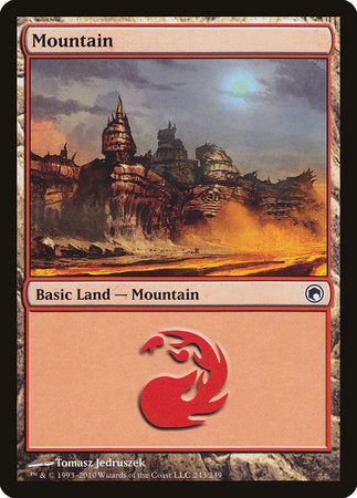 Mountain (243) [Scars of Mirrodin] | Rook's Games and More