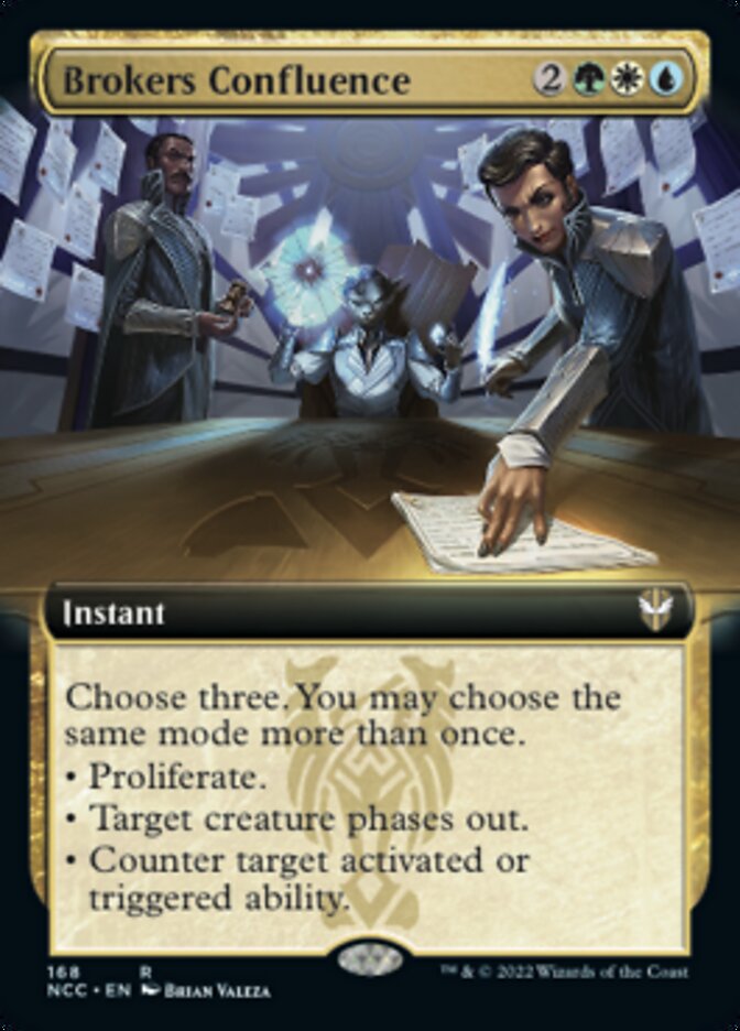 Brokers Confluence (Extended Art) [Streets of New Capenna Commander] | Rook's Games and More