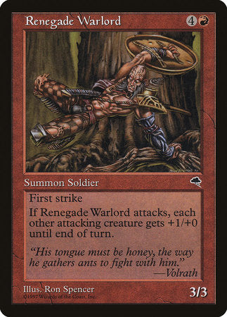 Renegade Warlord [Tempest] | Rook's Games and More