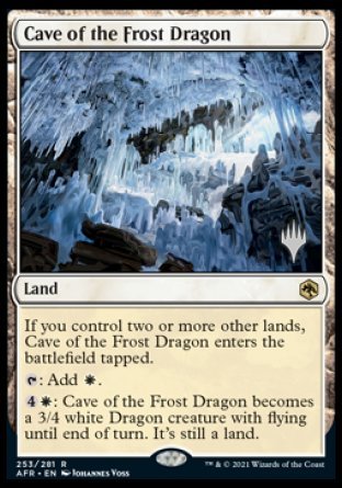 Cave of the Frost Dragon (Promo Pack) [Dungeons & Dragons: Adventures in the Forgotten Realms Promos] | Rook's Games and More