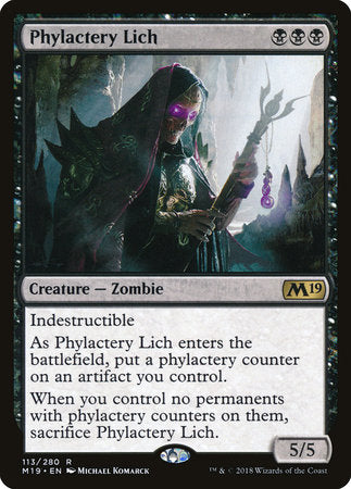 Phylactery Lich [Core Set 2019] | Rook's Games and More