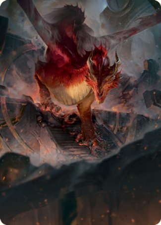 Red Dragon Art Card [Dungeons & Dragons: Adventures in the Forgotten Realms Art Series] | Rook's Games and More