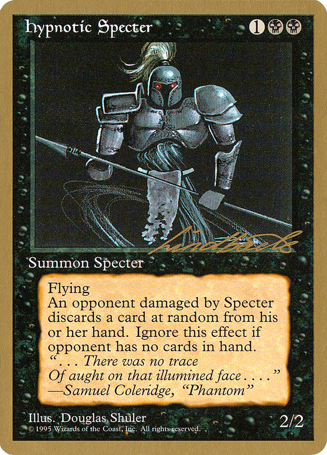 Hypnotic Specter (Leon Lindback) [Pro Tour Collector Set] | Rook's Games and More