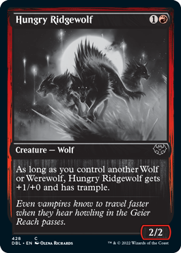 Hungry Ridgewolf [Innistrad: Double Feature] | Rook's Games and More