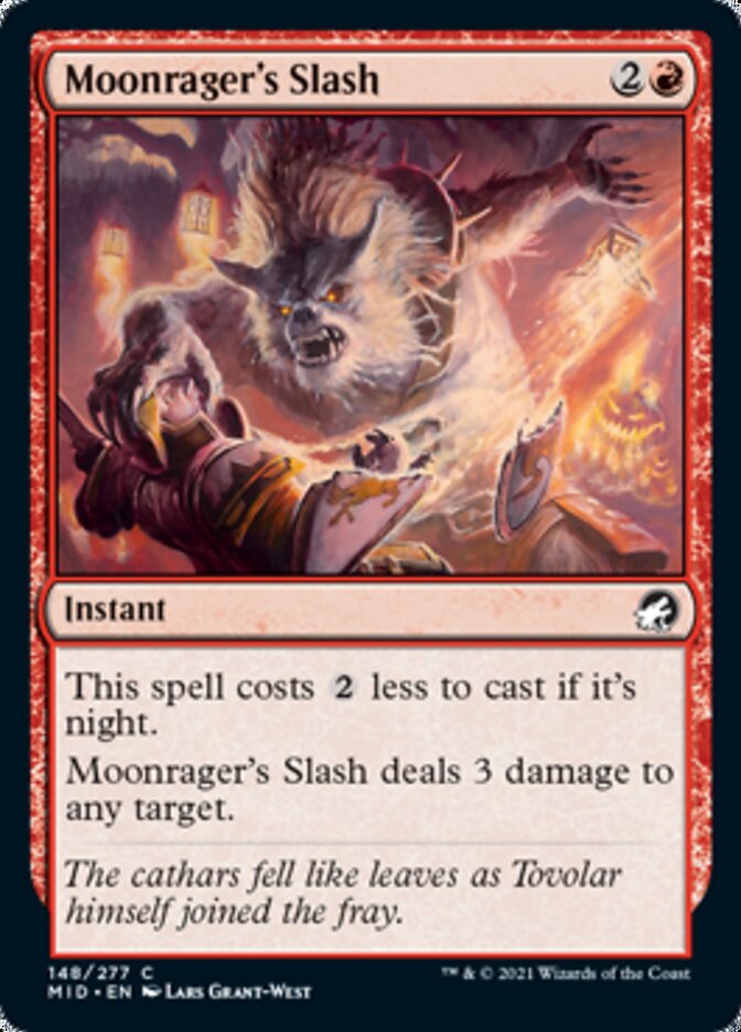 Moonrager's Slash [Innistrad: Midnight Hunt] | Rook's Games and More