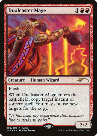 Dualcaster Mage [Judge Gift Cards 2015] | Rook's Games and More