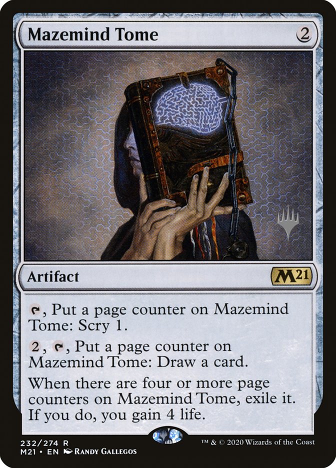 Mazemind Tome (Promo Pack) [Core Set 2021 Promos] | Rook's Games and More