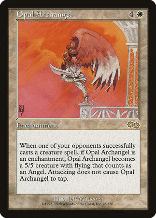 Opal Archangel [Urza's Saga] | Rook's Games and More