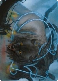 Bind the Monster Art Card [Kaldheim: Art Series] | Rook's Games and More