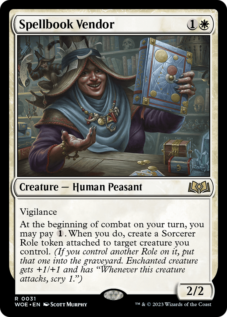 Spellbook Vendor [Wilds of Eldraine] | Rook's Games and More