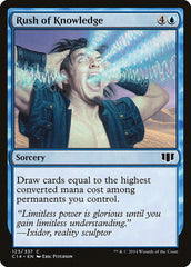 Rush of Knowledge [Commander 2014]