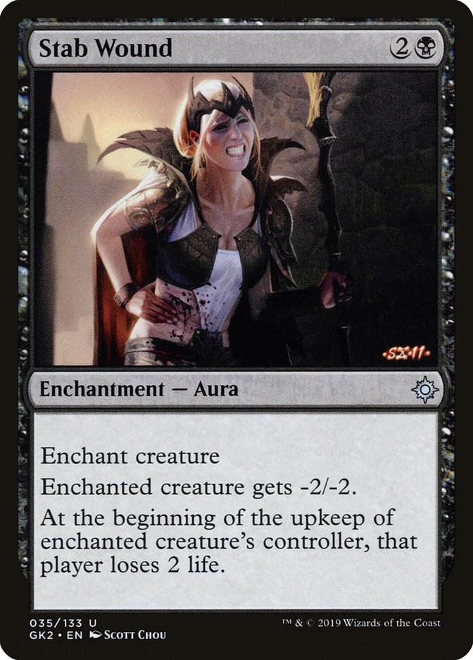 Stab Wound [Ravnica Allegiance Guild Kit] | Rook's Games and More