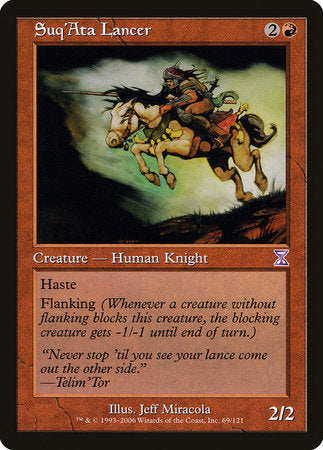 Suq'Ata Lancer [Time Spiral Timeshifted] | Rook's Games and More