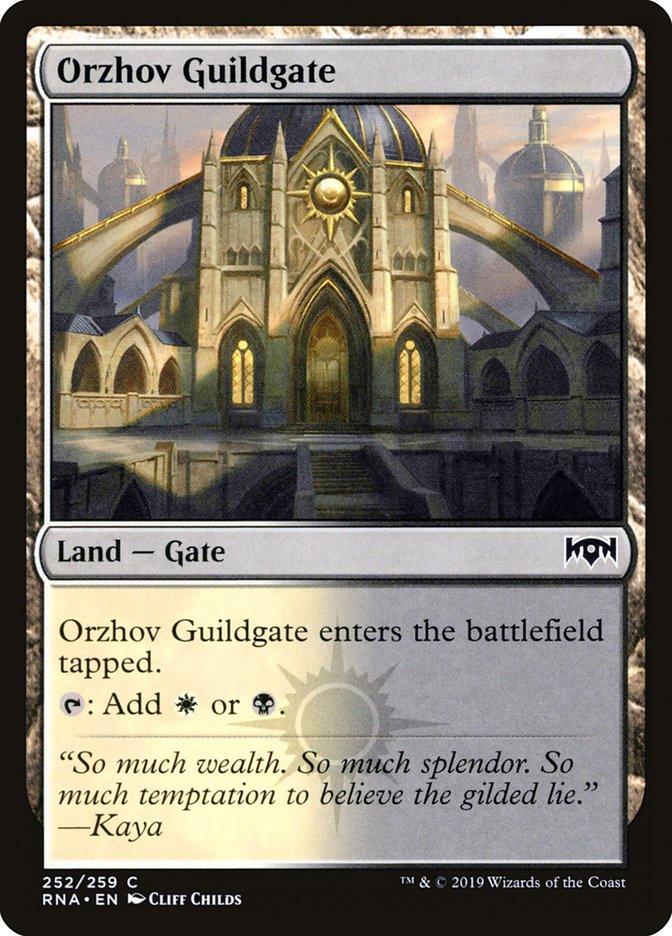 Orzhov Guildgate (252/259) [Ravnica Allegiance] | Rook's Games and More