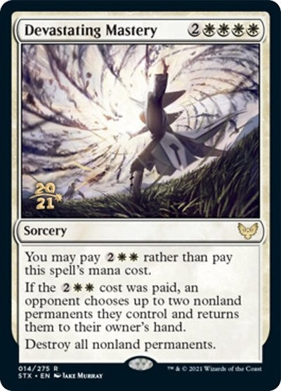 Devastating Mastery [Strixhaven: School of Mages Prerelease Promos] | Rook's Games and More