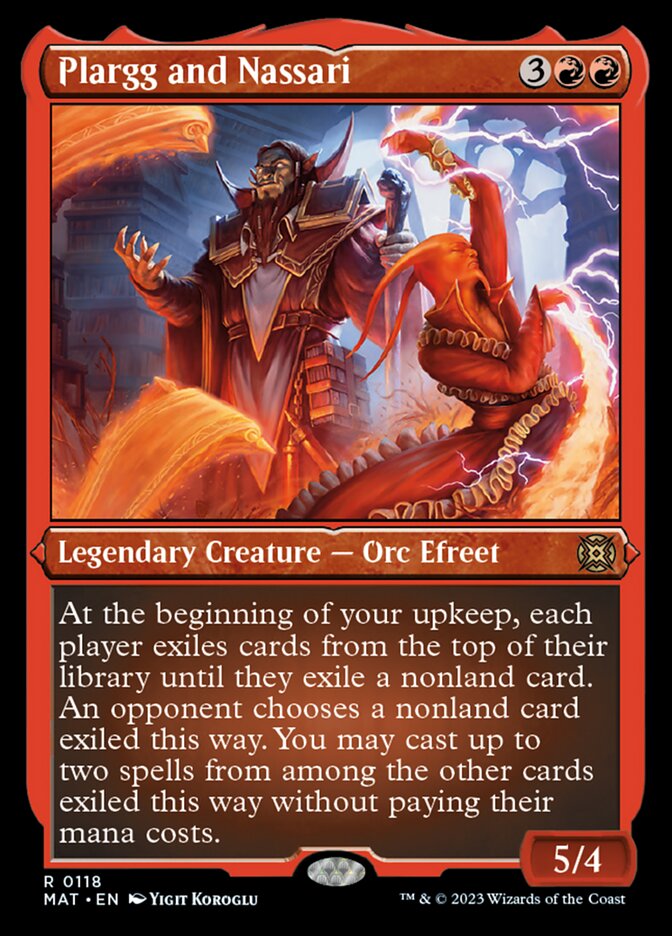 Plargg and Nassari (Foil Etched) [March of the Machine: The Aftermath] | Rook's Games and More