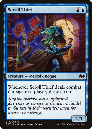 Scroll Thief [Duel Decks: Merfolk vs. Goblins] | Rook's Games and More