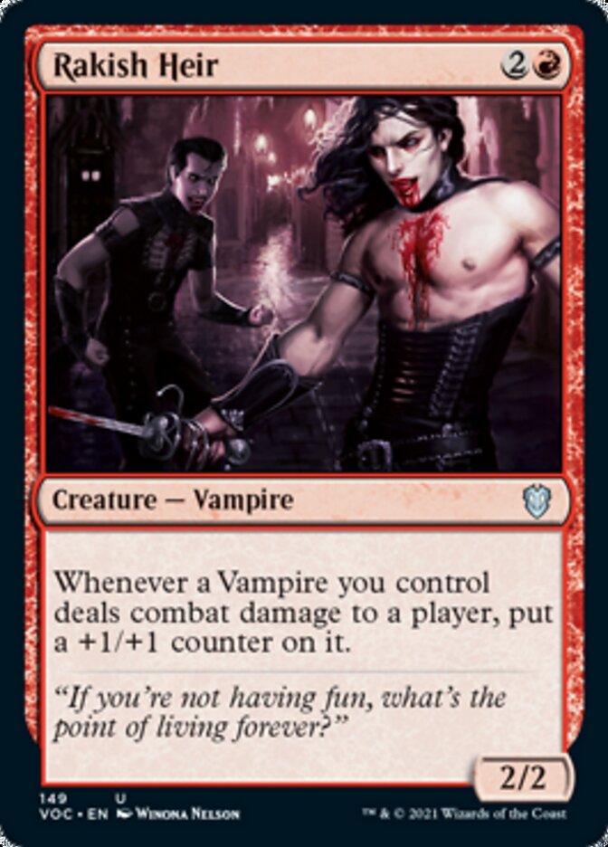 Rakish Heir [Innistrad: Crimson Vow Commander] | Rook's Games and More