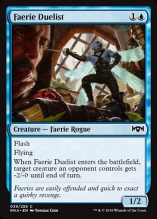 Faerie Duelist [Ravnica Allegiance] | Rook's Games and More