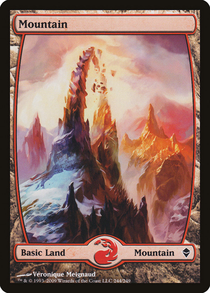 Mountain (244) [Zendikar] | Rook's Games and More