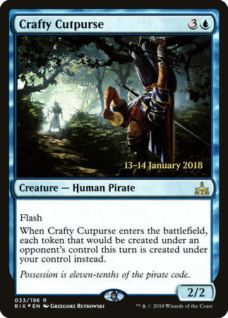 Crafty Cutpurse [Rivals of Ixalan Promos] | Rook's Games and More