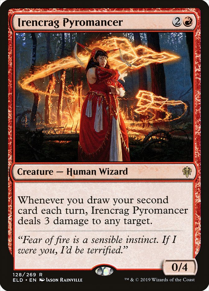 Irencrag Pyromancer [Throne of Eldraine] | Rook's Games and More