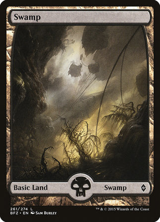 Swamp (261) - Full Art [Battle for Zendikar] | Rook's Games and More