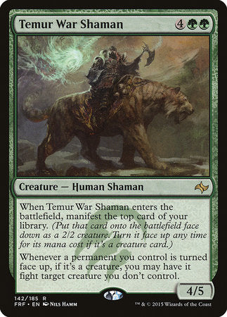 Temur War Shaman [Fate Reforged] | Rook's Games and More