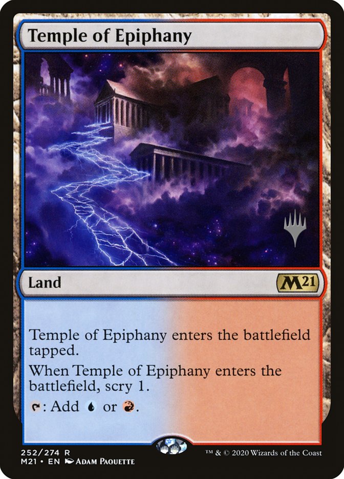 Temple of Epiphany (Promo Pack) [Core Set 2021 Promos] | Rook's Games and More