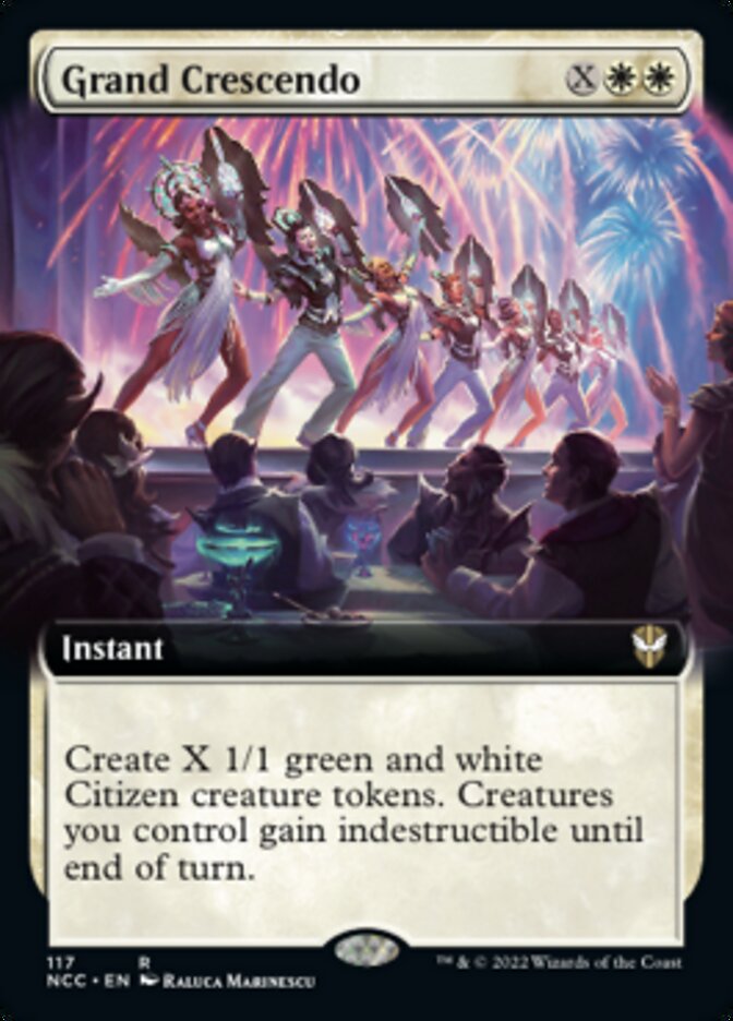 Grand Crescendo (Extended Art) [Streets of New Capenna Commander] | Rook's Games and More