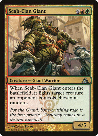 Scab-Clan Giant [Dragon's Maze] | Rook's Games and More