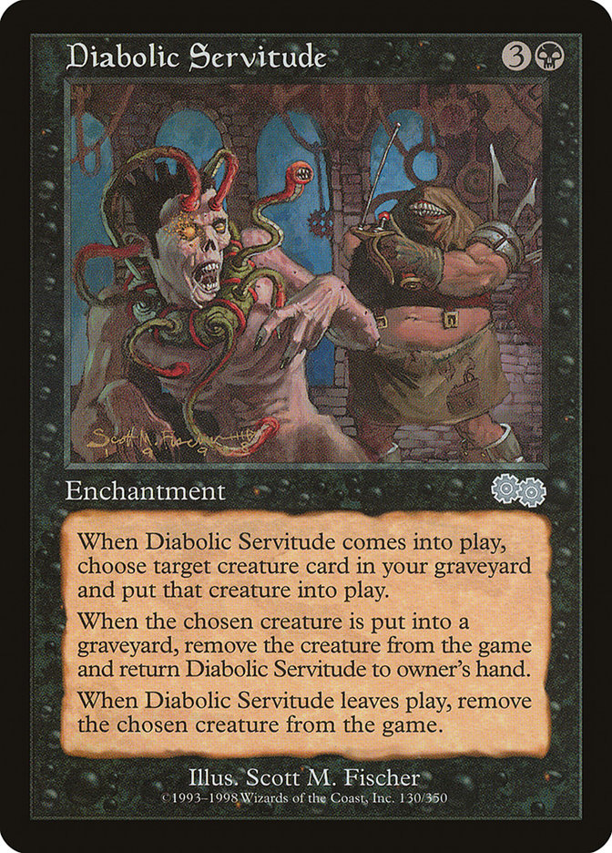 Diabolic Servitude [Urza's Saga] | Rook's Games and More