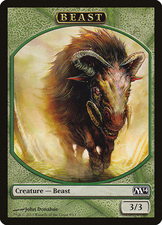 Beast Token [Magic 2014 Tokens] | Rook's Games and More