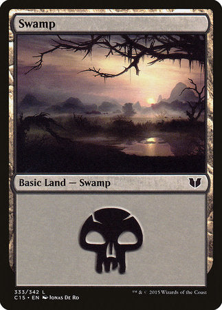 Swamp (333) [Commander 2015] | Rook's Games and More