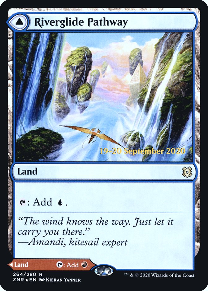 Riverglide Pathway // Lavaglide Pathway  [Zendikar Rising Prerelease Promos] | Rook's Games and More